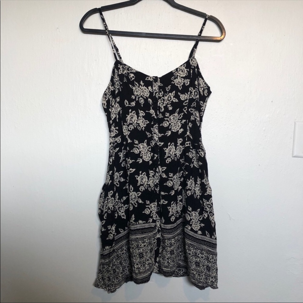 Volcom Black Floral Dress